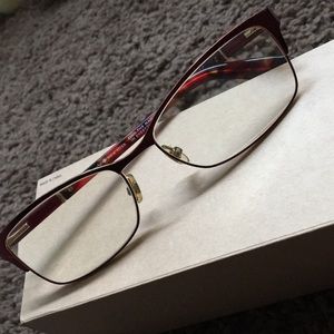 kate spade Accessories - Kate Spade Red and Gold Eyeglasses kate spade Accessories - Kate Spade Red and Gold Eyeglasses